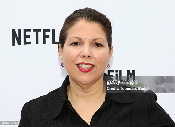 Evette Vargas, Creator of Dark Prophet attends day 2 of the 11th Annual Film Independent Forum at DGA Theater on October 25, 2015 in Los Angeles,...