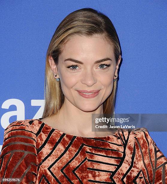 Actress Jaime King attends the Just Jared fall fun day on October 24, 2015 in Los Angeles, California.