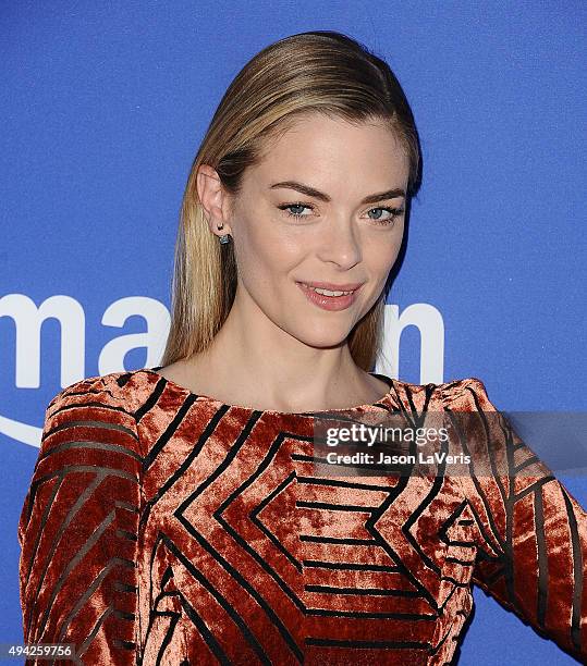 Actress Jaime King attends the Just Jared fall fun day on October 24, 2015 in Los Angeles, California.