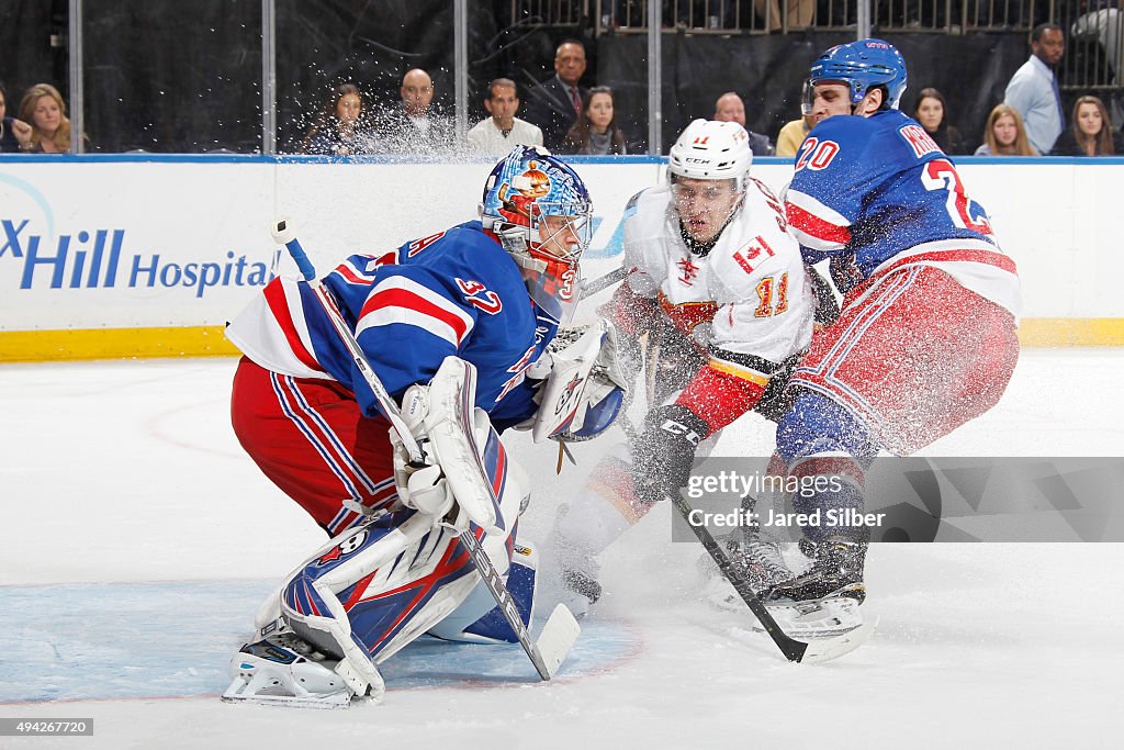 Calgary Flames v New York Rangers