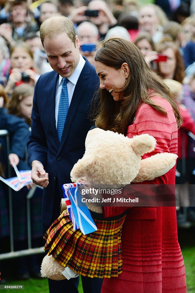 Duke and Duchess Of Cambridge Visit Scotland