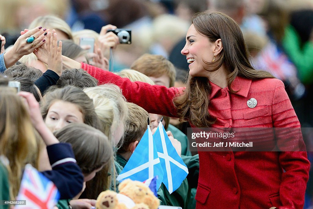 Duke and Duchess Of Cambridge Visit Scotland