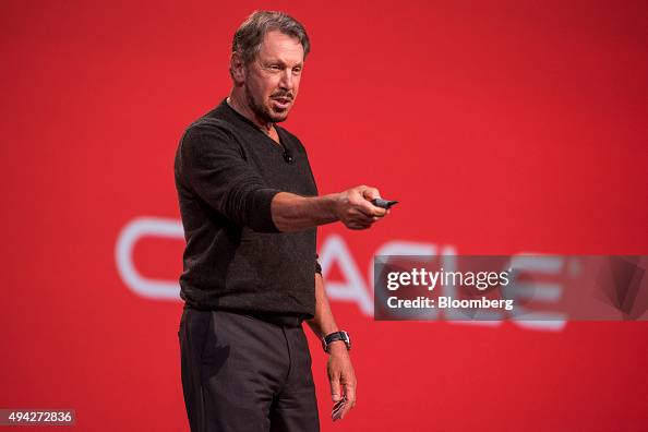 Larry Rosen Oracle Larry Ellison, chairman of Oracle Corp., speaks during the Oracle ...