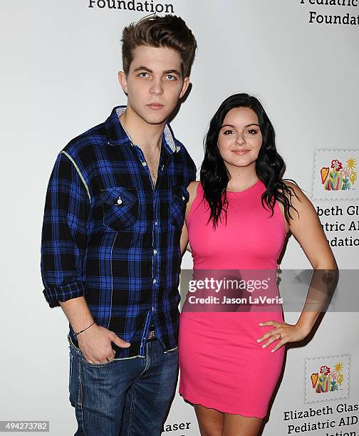 Actress Ariel Winter and Laurent Claude Gaudette attend the Elizabeth Glaser Pediatric AIDS Foundation's 26th A Time For Heroes family festival at...