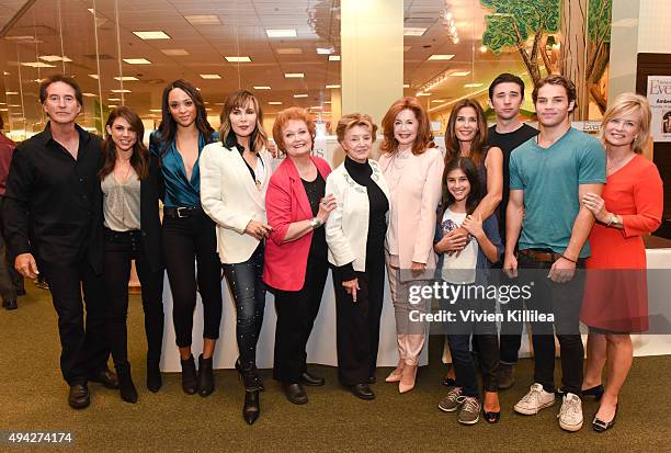 Actors Drake Hogestyn, Kate Mansi, Sal Stowers, Lauren Koslow, Maree Cheatham, Peggy McCay, Suzanne Rogers, Lauren Boles, Kristian Alfonso, Billy...