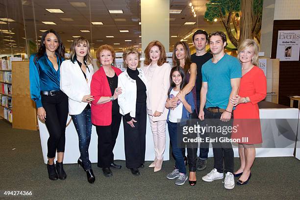 Sal Stowers, Lauren Koslow, Marie Cheatham, Peggy McCay, Suzanne Rogers, Kristian Alfonso, Billy Flynn, James Lastovic and Mary Beth Evans attend the...