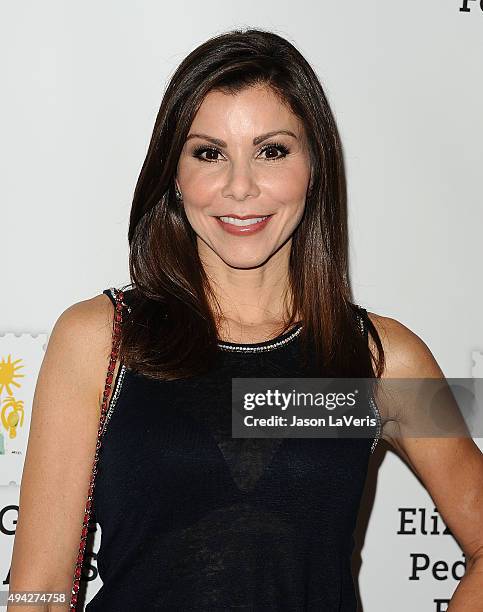 Heather Dubrow attends the Elizabeth Glaser Pediatric AIDS Foundation's 26th A Time For Heroes family festival at Smashbox Studios on October 25,...