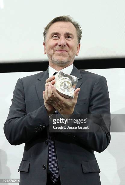 Actor Tim Roth attends The 13th Annual Morelia International Film Festival on October 25, 2015 in Morelia, Mexico.