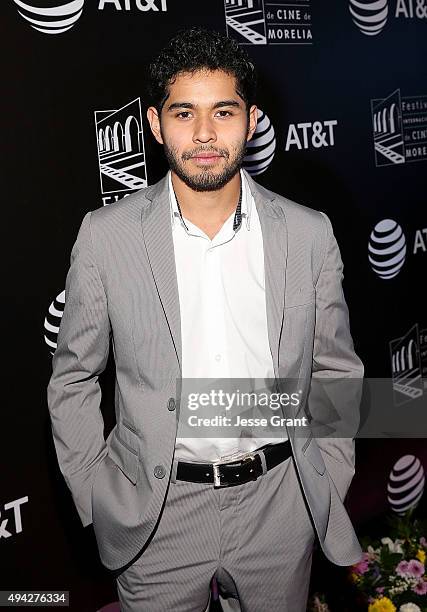 Actor Kristyan Ferrer attends the Mexico premiere of "600 Millas" during The 13th Annual Morelia International Film Festival on October 25, 2015 in...