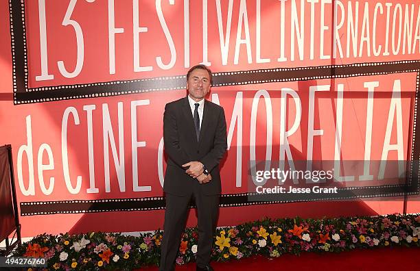 Actor Tim Roth attends The 13th Annual Morelia International Film Festival on October 25, 2015 in Morelia, Mexico.