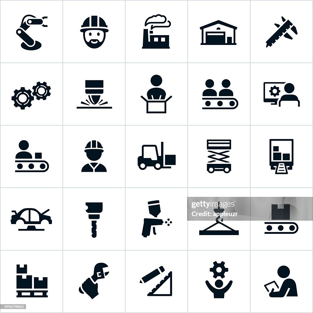 Iconos de fabricación