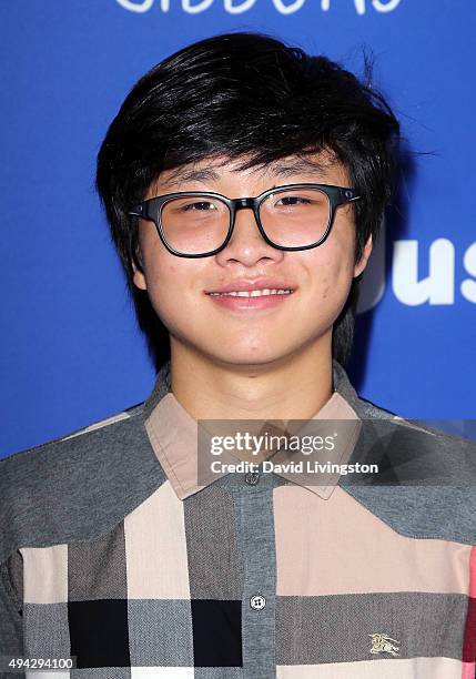 Actor Kenny Ridwan attends the Just Jared Fall Fun Day at a private residence on October 24, 2015 in Los Angeles, California.