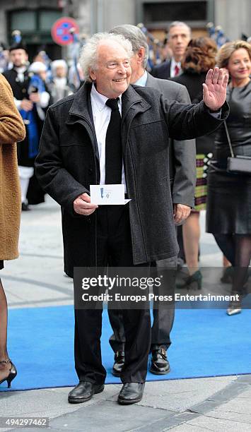 Eduard Punset attends Princesa de Asturias Awards 2015 on October 23, 2015 in Oviedo, Spain.