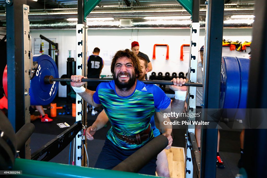 New Zealand All Blacks Training Session