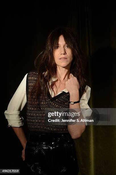 Actress Charlotte Gainsbourg is photographed for Los Angeles Times on March 13, 2014 in New York City.