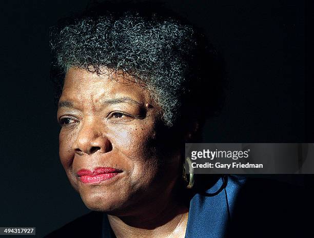 Poet and civil rights advocate Maya Angelou is photographed for Los Angeles Times on November 14, 1998 in Beverly Hills, California. PUBLISHED IMAGE....