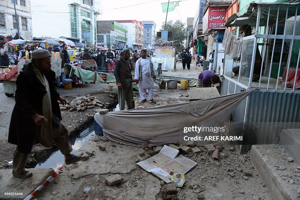 AFGHANISTAN-PAKISTAN-INDIA-QUAKE