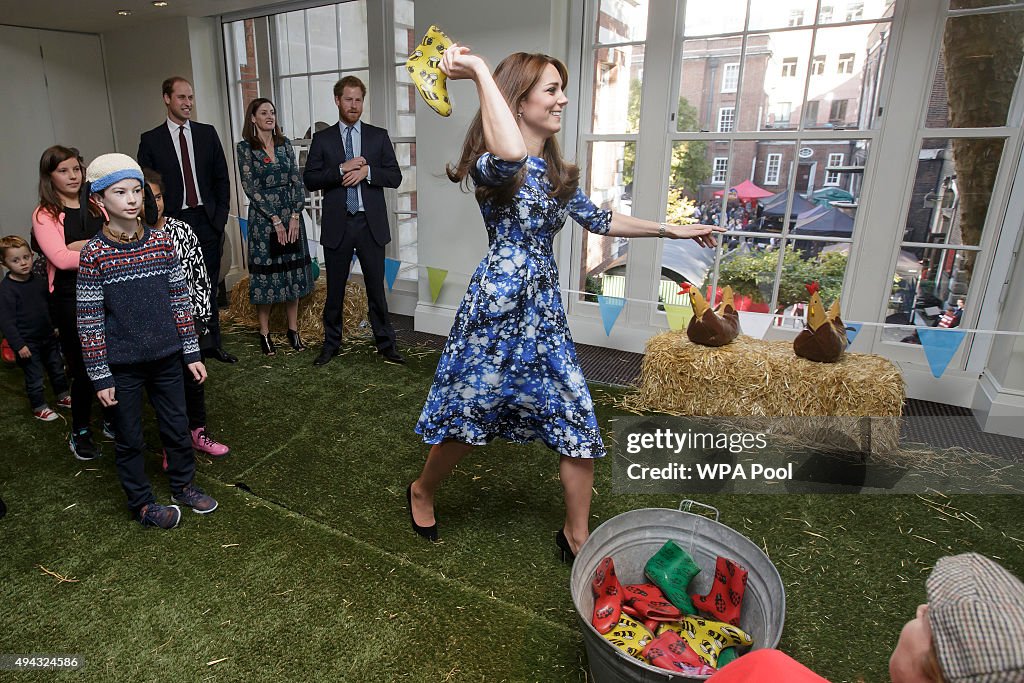 Duke And Duchess Of Cambridge And Prince Harry Attend The Charities Forum, BAFTA