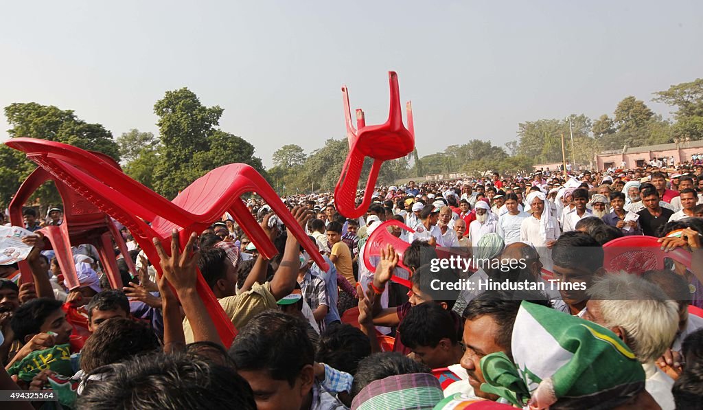 Bihar Assembly Election: Congress Vice President Addresses Campaign Rally In East Champaran