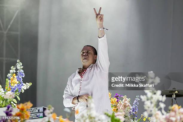 Mike Patton of Faith No More performs at 2015 Monster Energy Aftershock Festival at Gibson Ranch County Park on October 25, 2015 in Sacramento,...