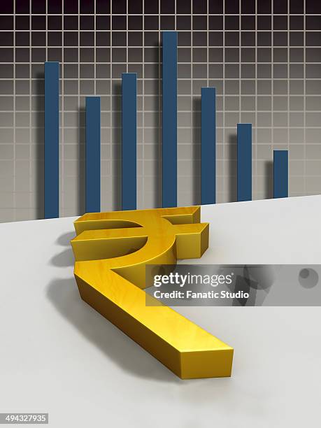Notes Rupees Graph 691 Rupees Graph Stock Photos, High-Res Pictures, and Images - Getty Images