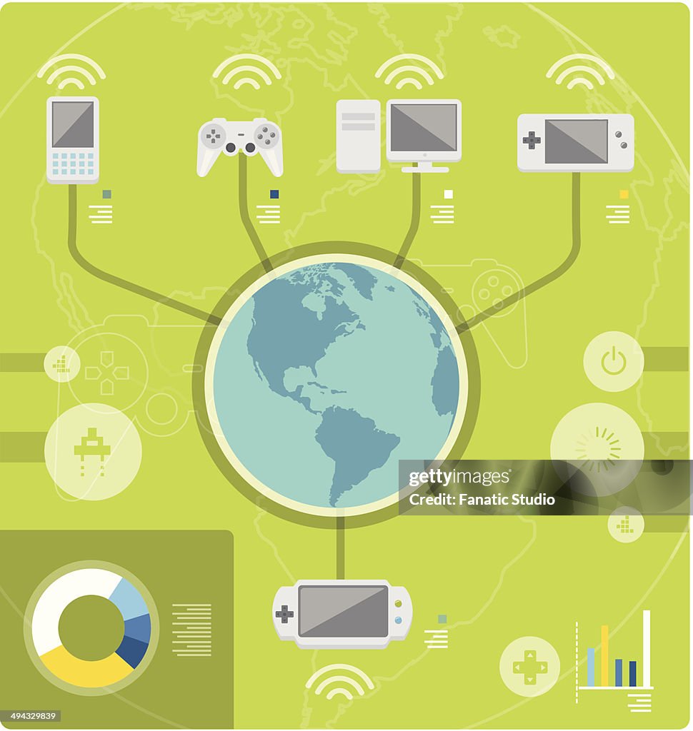 Illustrative image of online gaming