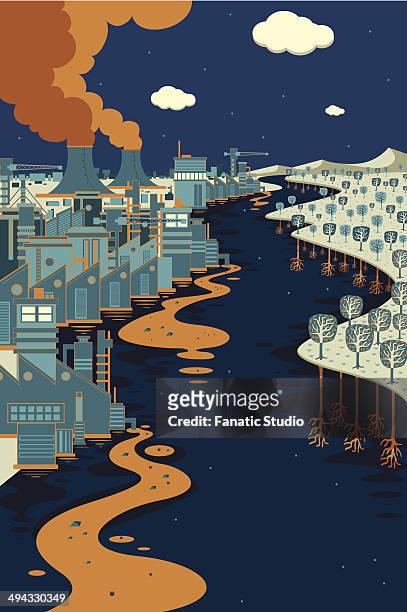 Oil Spill High Res Illustrations - Getty Images