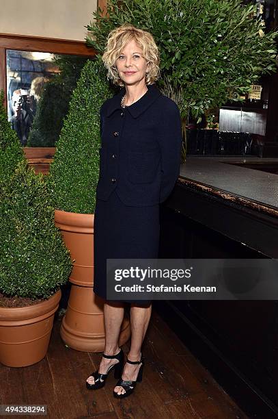 Meg Ryan attends Through Her Lens: The Tribeca Chanel Women's Filmmaker Program luncheon at Locanda Verde on October 26, 2015 in New York City.