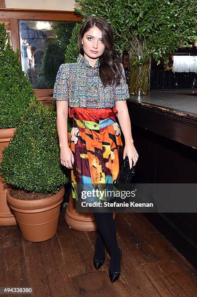 Eve Hewson attends Through Her Lens: The Tribeca Chanel Women's Filmmaker Program luncheon at Locanda Verde on October 26, 2015 in New York City.