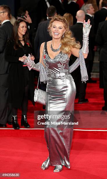 Kristina Wayborn attends the Royal Film Performance of "Spectre" at Royal Albert Hall on October 26, 2015 in London, England.