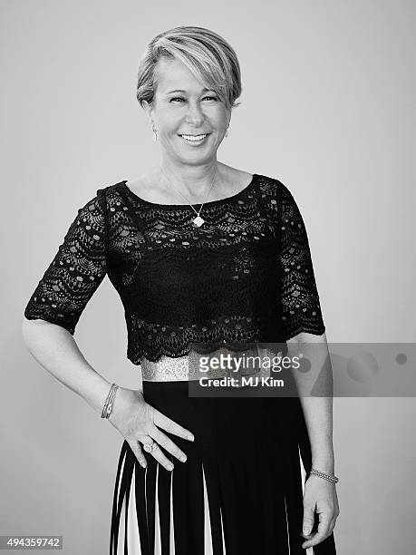 Actress Yeardley Smith is photographed at the 25th Annual EMA Awards Presented By Toyota And Lexus at Warner Bros. Studios on October 24, 2015 in Los...