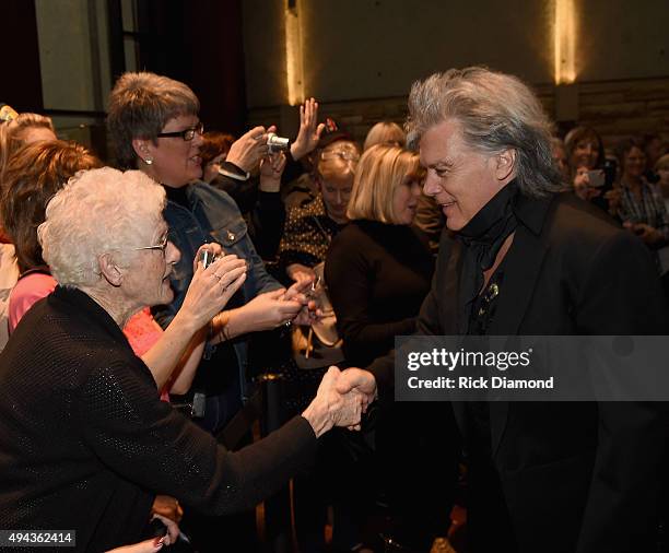 Singer/Songwriter Marty Stuart attends The Country Music Hall of Fame 2015 Medallion Ceremony at the Country Music Hall of Fame and Museum on October...