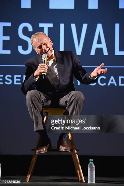 Author, singer, actor and movie subject Tab Hunter speaks on stage during Q&A for Tab Hunter Confidential at Lucas Theatre during Day Three of the...