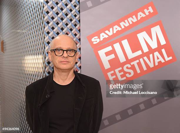 Composer David Lang is seen prior to the screening of Youth at Trustees Theatre during Day Three of the 18th Annual Savannah Film Festival...