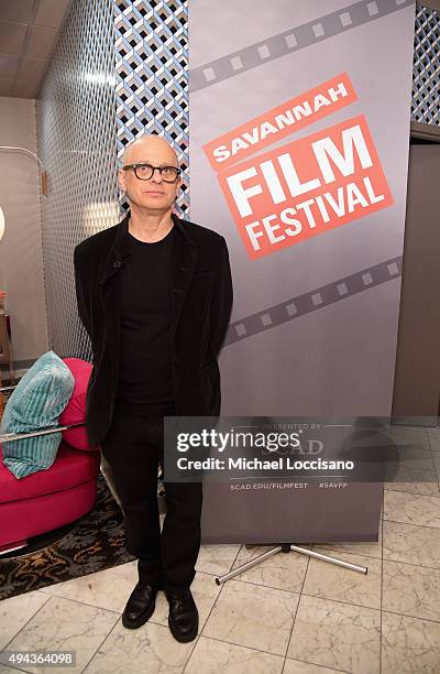 Composer David Lang is seen prior to the screening of Youth at Trustees Theatre during Day Three of the 18th Annual Savannah Film Festival...