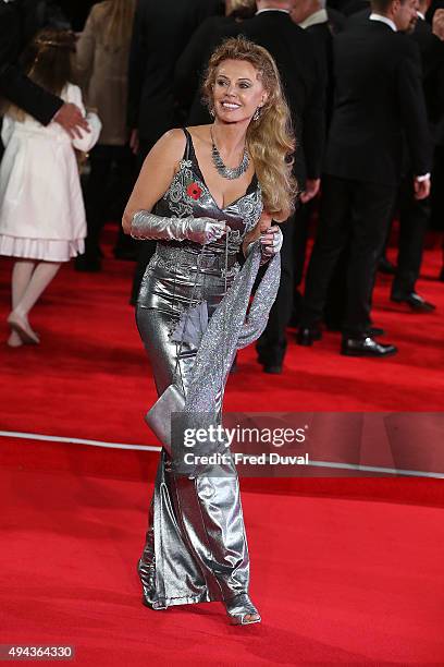 Kristina Wayborn attends the Royal World Premiere of "Spectre" at Royal Albert Hall on October 26, 2015 in London, England.
