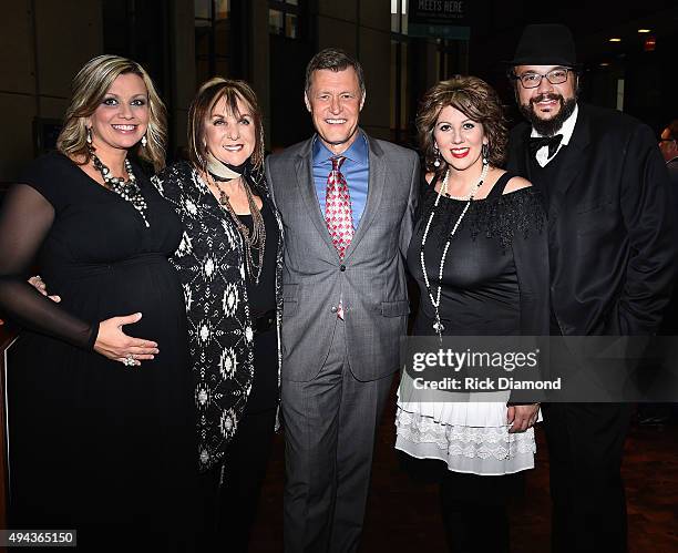 S Bill Cody and The Isaacs attend The Country Music Hall of Fame 2015 Medallion Ceremony at the Country Music Hall of Fame and Museum on October 25,...