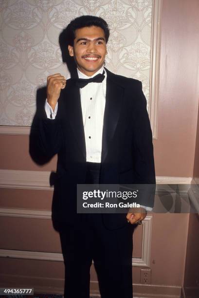 Boxer Paul Gonzalez attends the 17th Annual Nosotros Golden Eagle Awards on July 17, 1987 at the Beverly Hilton Hotel in Beverly Hills, California.