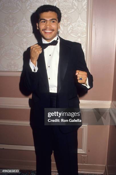 Boxer Paul Gonzalez attends the 17th Annual Nosotros Golden Eagle Awards on July 17, 1987 at the Beverly Hilton Hotel in Beverly Hills, California.