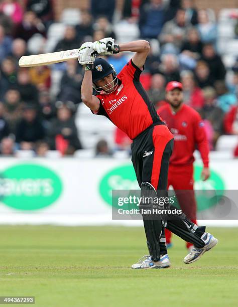 Calum MacLeod of Durham Jets during The Natwest T20 Blast match between Durham Jets and Lancashire Lightning at The Emirates Durham ICG on May 29,...