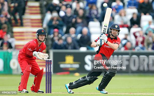 Mark Stoneman of Durham Jets during The Natwest T20 Blast match between Durham Jets and Lancashire Lightning at The Emirates Durham ICG on May 29,...