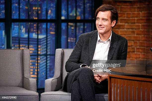 Episode 277 -- Pictured: Actor Clive Owen during an interview on October 26, 2015 --