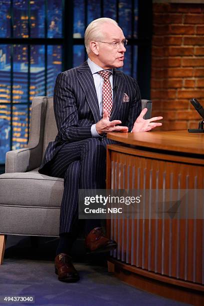 Episode 277 -- Pictured: Project Runways Tim Gunn during an interview on October 26, 2015 --