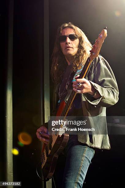 Richard Turner of the American band Blackberry Smoke performs live during a concert at the Columbia Theater on October 26, 2015 in Berlin, Germany.