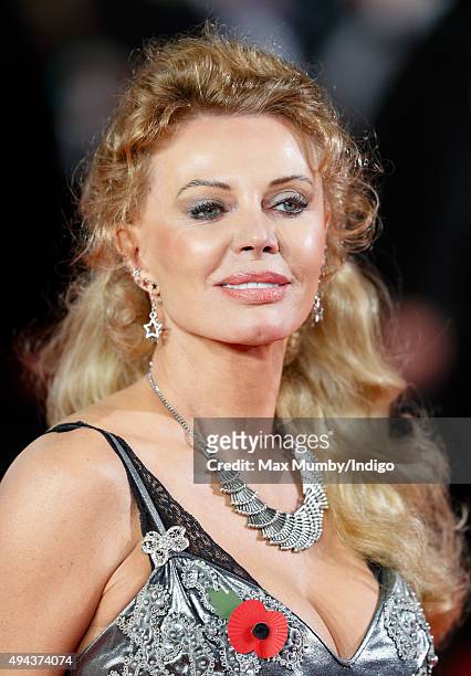 Kristina Wayborn attends the Royal Film Performance of 'Spectre' at The Royal Albert Hall on October 26, 2015 in London, England.