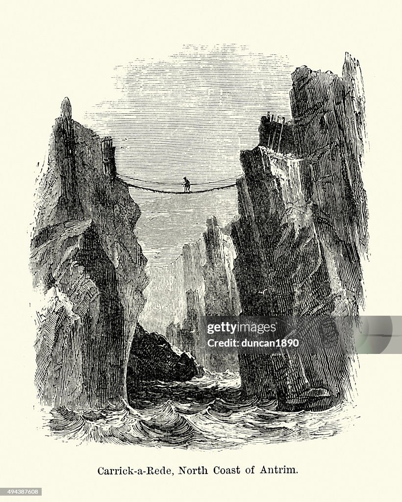 Carrick-a-Rede Rope Bridge County Antrim, Northern Ireland