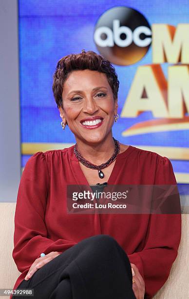 Robin Roberts on "Good Morning America," 10/26/15, airing on the Walt Disney Television via Getty Images Television Network.
