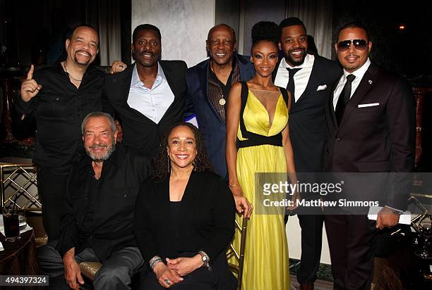 Actor Ice-T, Producer Dick Wolf, actor Eamonn Walker, actress S. Epatha Merkerson, actor Louis Gossett Jr. Actress Yaya DaCosta, actor Laroyce...