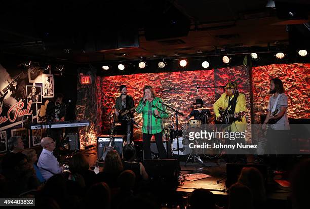 Billy J. Kramer performs with Mark Hudson at Iridium Jazz Club on October 26 in New York City.