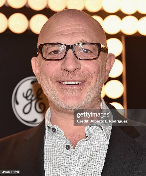 Diretor Akiva Goldsman attends National Geographic Channel's "Breakthrough" world premiere event at The Pacific Design Center on October 26, 2015 in...